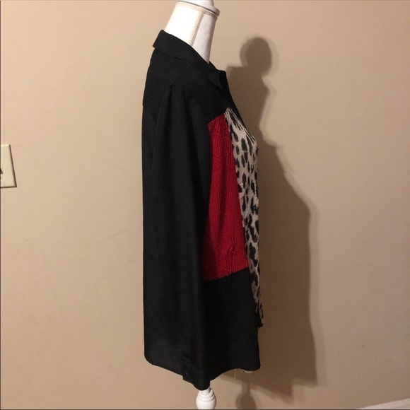 Chico’s Button Down Long Sleeve Blouse - Picture 2 of 5